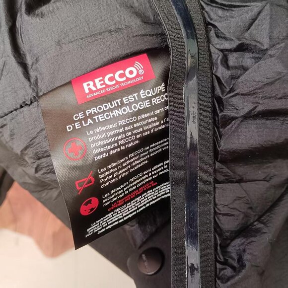 Men's Arc'teryx Macai Down Logo Waterproof Warm Hooded Ski Puffer Jacket Size XL - Picture 8 of 8